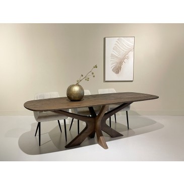 Livingfurn Eettafel Brix Montreaux Bruin 220cm