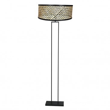 Steinhauer Vloerlamp Stang Bamboe Naturel/Zwart