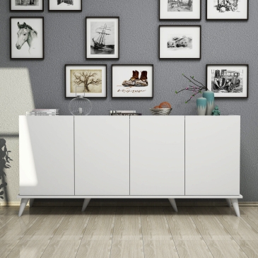 Dressoir Elegante Melamine Wit