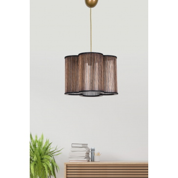 Hanglamp Panier Zwart/Roségoud