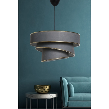 Hanglamp Couper Antraciet Goud