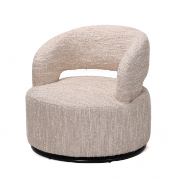 DÉJA Draaifauteuil Kisa Beige