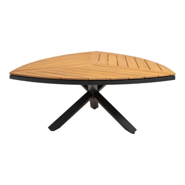 Lesli Living Tuintafel Teakhout Lontano Driehoek 170x170cm