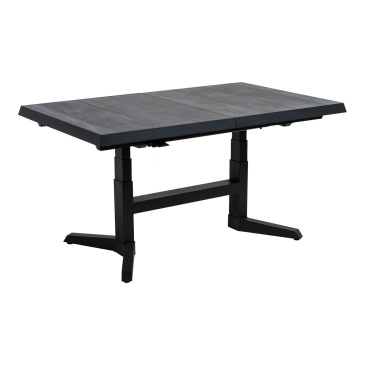 Lesli Living Uitschuifbare Tuintafel Verstelbaar Castilla 2.0 Negro  143/183x88x54/74cm