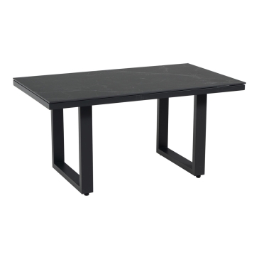 Lesli Living Lounge Tafel Hoog Monte Carlo Negro 140x80cm