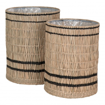 House Nordic Manden Vinh Zeegras Naturel Set van 2