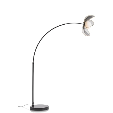 Coco Maison Vloerlamp Magnolia 1-Lichts Zwart