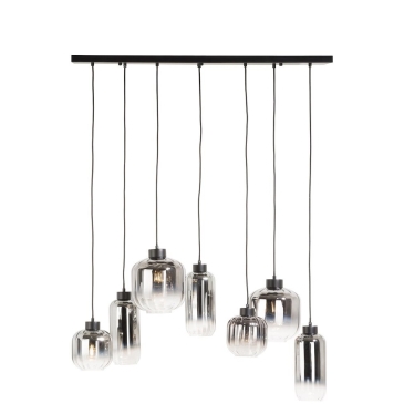 Coco Maison Hanglamp Essex 7-Lichts Antraciet