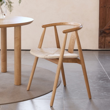 Eetkamerstoel Relate Naturel Eiken - Giga Living