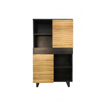 HSM Collection Wandkast Lille Acacia Metaal