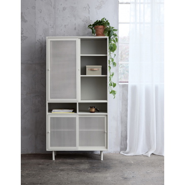 Kast Veep Greige Metaal 180cm - Giga Living