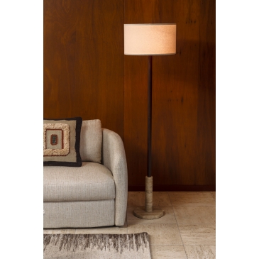 Dutchbone Vloerlamp Jackson Travertin Beige