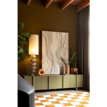 Coco Maison Vloerlamp Anton Beige 1-Lichts