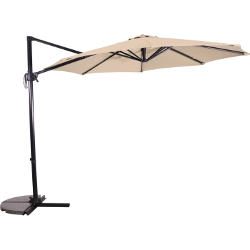 Lesli Living Zweefparasol Libra Ecru Ø3Mtr