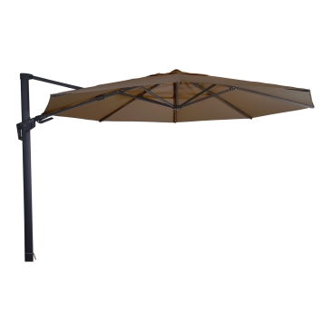 Lesli Living Zweefparasol Virgoflex Taupe Ø3,5Mtr