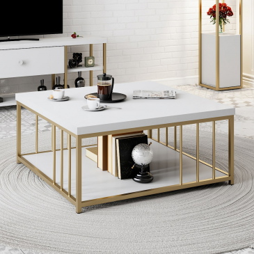 Salontafel Zenn Wit/Goud