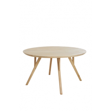 Light & Living Eettafel Quenza Mangohout Naturel Ø140cm