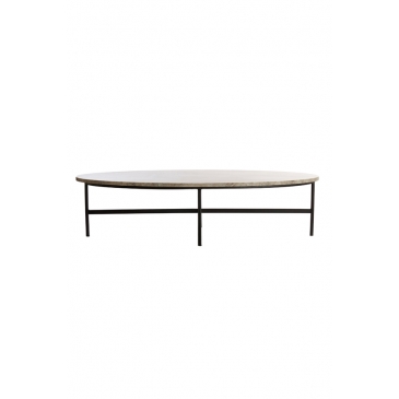 Light & Living Salontafel Loes Marmer Bruin 140cm