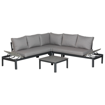 SenS-Line Loungeset Leroy Aluminium Grijs