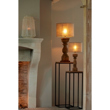 Light & Living Lampvoet Cadore Mangohout Weather Barn 64cm