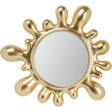 Kare Design Wandspiegel Giant Drop Goud