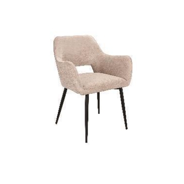 PTMD Fauteuil Fallax Cream Aura Zwarte Poot