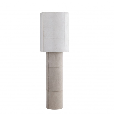 PTMD Vloerlamp Joanne Beige Suede Leer