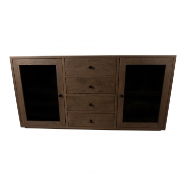 PTMD Dressoir Armarium Eikenhout Donkerbruin 180cm