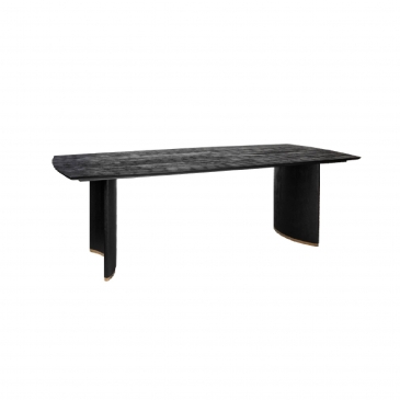 PTMD Eettafel Ostara Zwart Mangohout 240cm