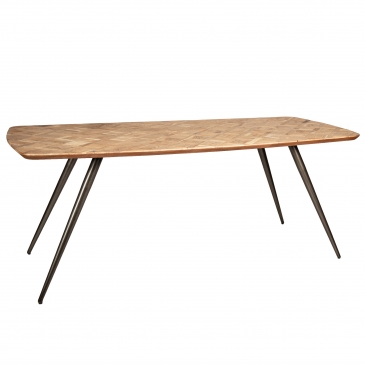 PTMD Eettafel Fieron Deens Ovaal Acaciahout Naturel 200cm