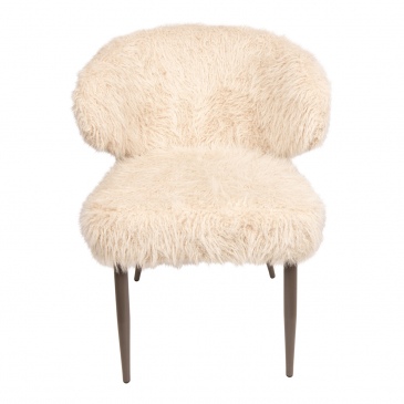 PTMD Eetkamerstoel Ares Fluffy Beige