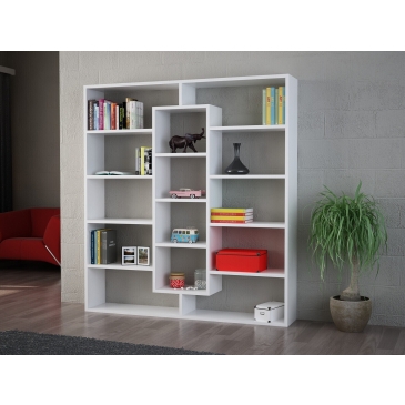 Boekenkast Ample Melamine Wit