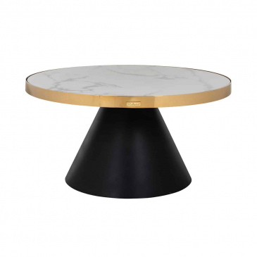 Richmond Salontafel Odin Rond Ø80cm Faux Marmer