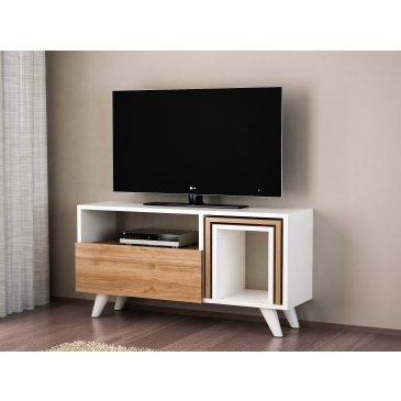 Tv-meubel Novella Melamine Wit