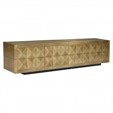 Richmond Tv-Meubel Collada 4-Deurs Brushed Goud