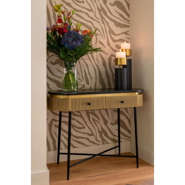 Richmond Sidetable Ironville Marmer Goud 100cm