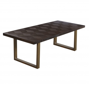 Richmond Eettafel Luxor Rechthoekig Diamant Bruin 230cm
