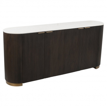 Richmond Dressoir Mayfield Marmer Wit/Bruin 180cm