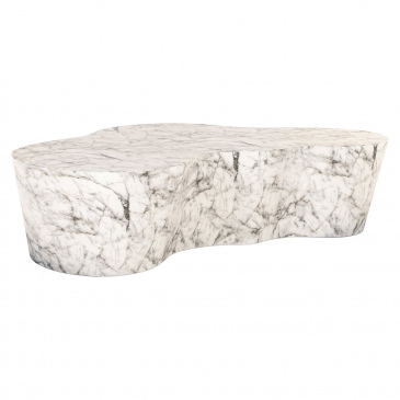 Richmond Salontafel Rockyard Faux Marmer Wit 127cm