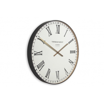 Klok Clocksmith Rc Wit/Zwart Ø74cm