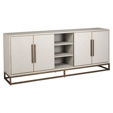 Richmond Dressoir Whitebone Eiken Verona Grijs 225cm