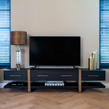 Richmond Tv-Dressoir Cambon 3-Laden Dark Coffee