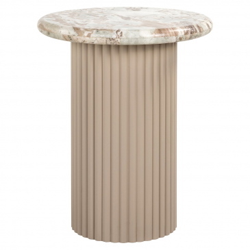 Richmond Bijzettafel Coronel Marmer Beige Ø50cm