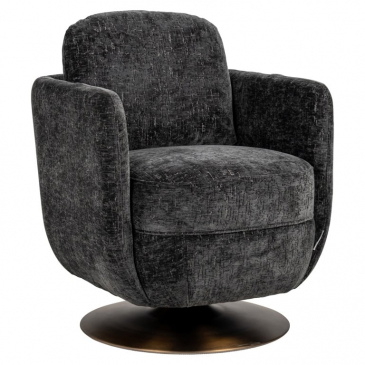 Richmond Draaifauteuil Turner Graphite Island