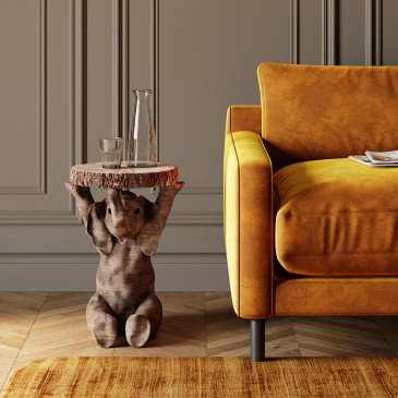 Kare Design Bijzettafel Elephant Ø35cm