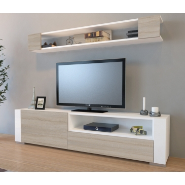 Tv-Meubel Arya Melamine Wit Cordoba