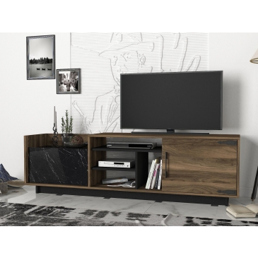 Tv-meubel Siento Melamine Walnoot