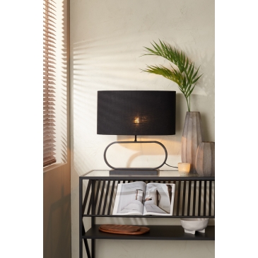 Light & Living Lampvoet Jamiro Mat Zwart 47cm