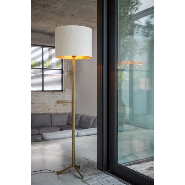 Light & Living Vloerlamp Driepoot Dennis Antiek Brons 131cm