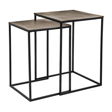 Richmond Salontafel Finn Vierkant Set Van 2 Champagne Goud